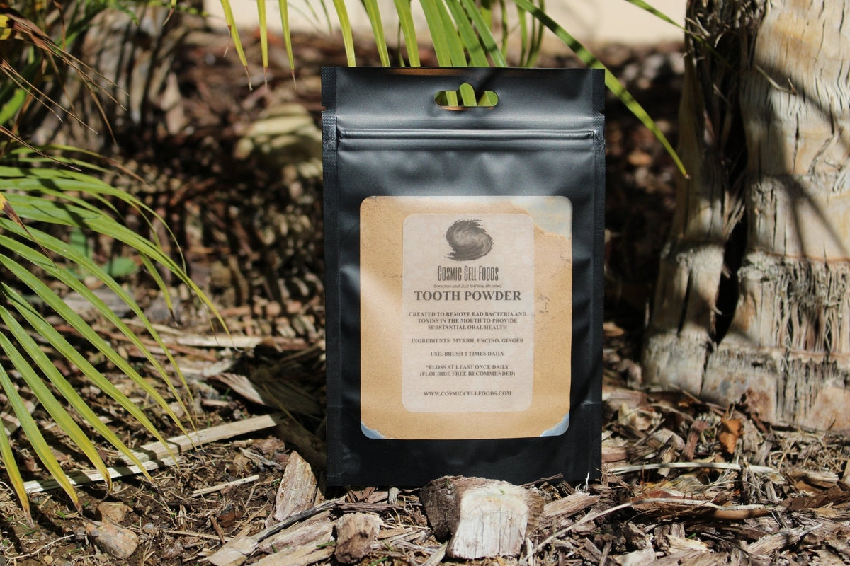 Seamoss Tooth Cleansing Powder - Dr.Sebi Approved (Chondrus Crispus) - 92 Minerals - The Cosmic Chef